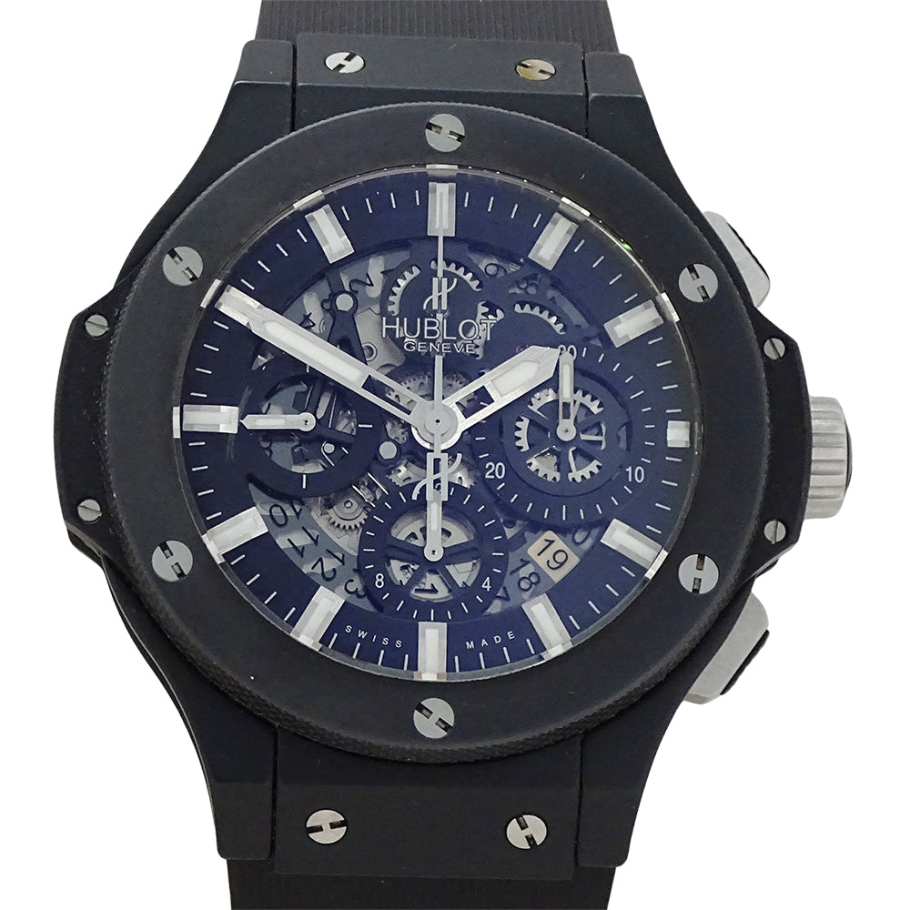 HUBLOT ウブロ ビッグバン アエロバン ブラックマジック　311.CI.1170.RX メンズ 腕時計 自動巻き AT チタン セラミック ラバー 【中古】
