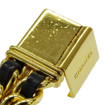 CHANEL シャネル プルミエール H0001 レディース 腕時計 クオーツ QZ GP レザー Lサイズ【中古】