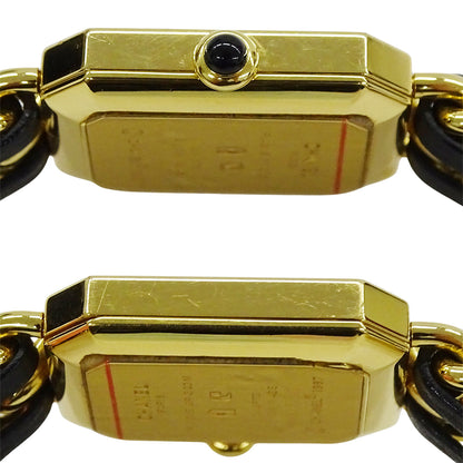 CHANEL シャネル プルミエール H0001 レディース 腕時計 クオーツ QZ GP レザー Lサイズ【中古】
