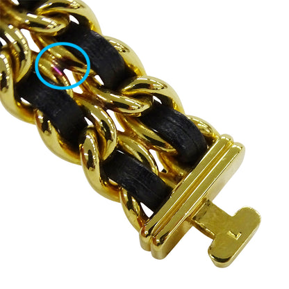 CHANEL シャネル プルミエール H0001 レディース 腕時計 クオーツ QZ GP レザー Lサイズ【中古】