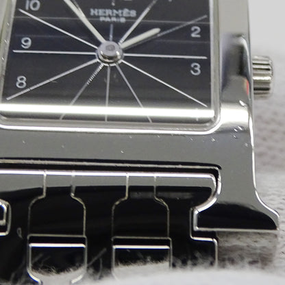 HERMES エルメス Hウォッチ HH1.210 レディース 腕時計 クオーツ QZ ステンレス 磨き済み【中古】