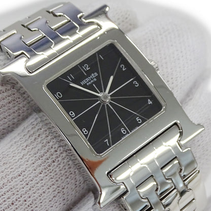 HERMES エルメス Hウォッチ HH1.210 レディース 腕時計 クオーツ QZ ステンレス 磨き済み【中古】