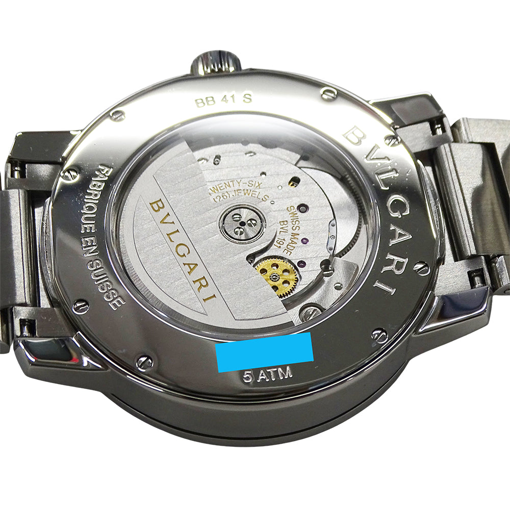 BVLGARI ブルガリブルガリブルガリ BB41S メンズ 腕時計 デイト 自動巻き AT ステンレス 磨き済み【中古】