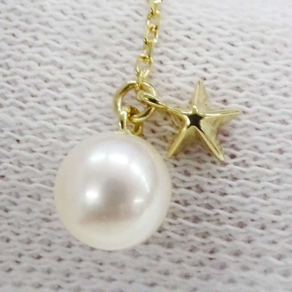 TASAKI タサキ ブレスレット K18YG 1粒 パール 約5.6mm スター 星 イエローゴールド レディース 磨き済み【中古】