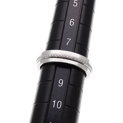 TIFFANY&Co. ティファニー T TWO ナロー リング 指輪 750WG 約8号 ホワイトゴールド レディース 磨き済み【中古】