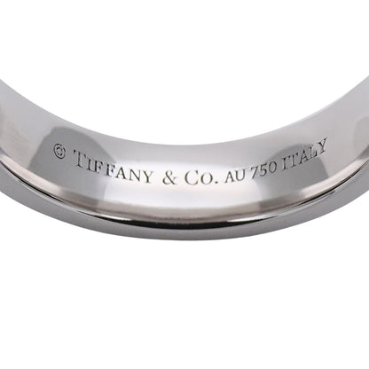 TIFFANY&Co. ティファニー T TWO ナロー リング 指輪 750WG 約8号 ホワイトゴールド レディース 磨き済み【中古】