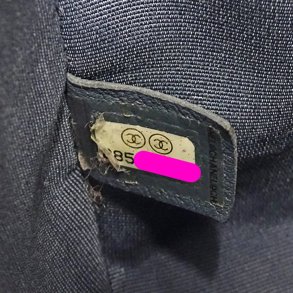 CHANEL シャネル ショルダーバッグ ブルーグリーン ゴールド金具 レザー レディース 【中古】