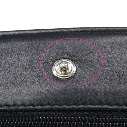 CHANEL シャネル ココマーク ショルダーウォレット ブラック シルバー金具 A48654 キャビアスキン レディース 【中古】