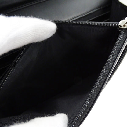 CHANEL シャネル ココマーク ショルダーウォレット ブラック シルバー金具 A48654 キャビアスキン レディース 【中古】