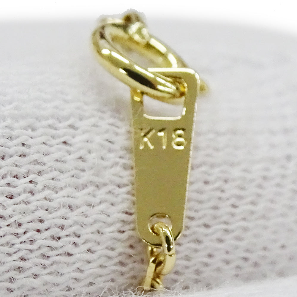 TASAKI タサキ ネックレス K18YG 1粒 パール 約5.5mm ハート ゴールド レディース 磨き済み【中古】
