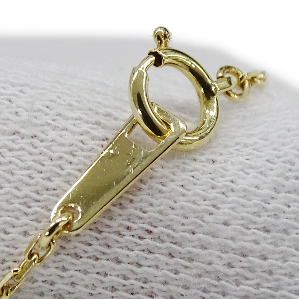 TASAKI タサキ ネックレス K18YG 1粒 パール 約5.5mm ハート ゴールド レディース 磨き済み【中古】