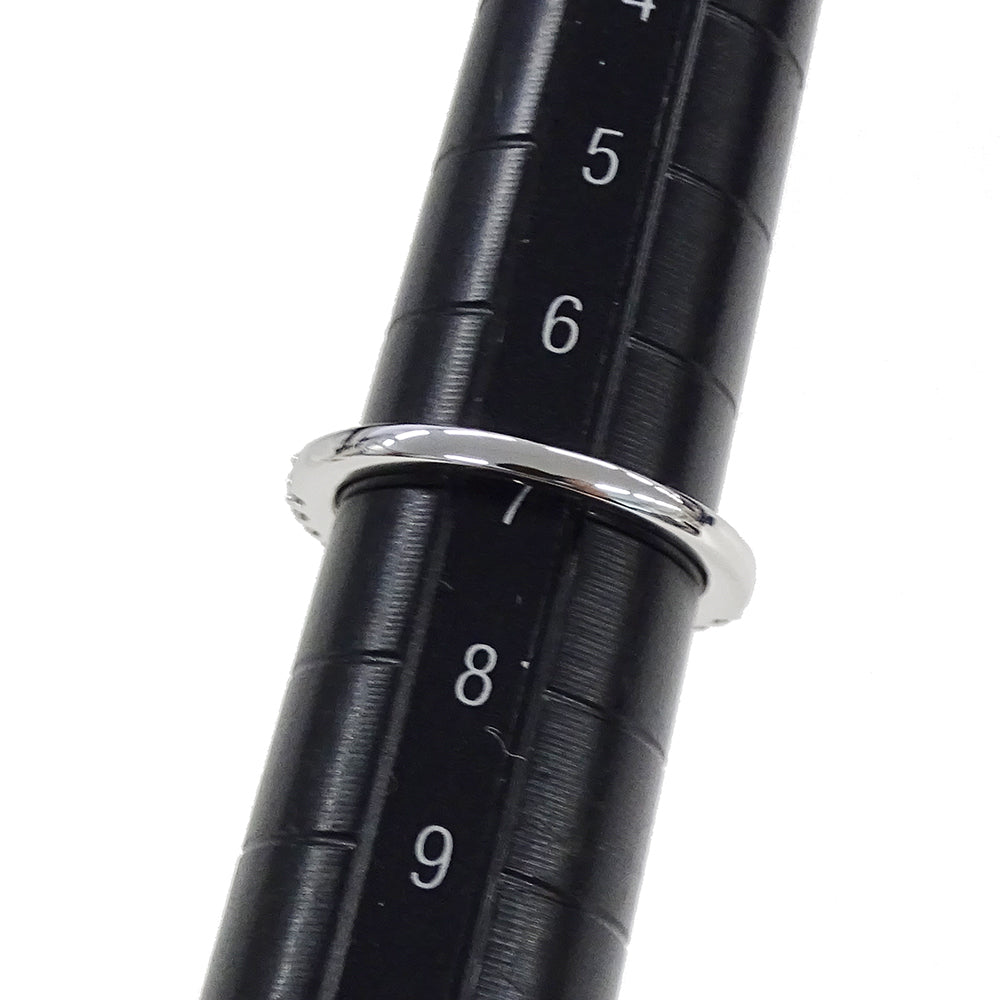 ポンテヴェキオ Ponte Vecchio リング レディース ブランド 指輪 ハート K18WG ダイヤモンド D0.45 約7号 磨き済み【中古】