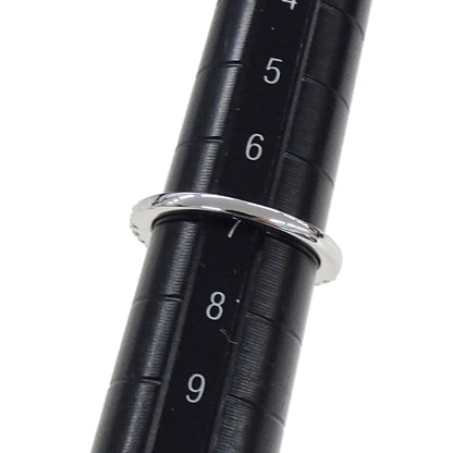 ポンテヴェキオ Ponte Vecchio リング レディース ブランド 指輪 ハート K18WG ダイヤモンド D0.45 約7号 磨き済み【中古】