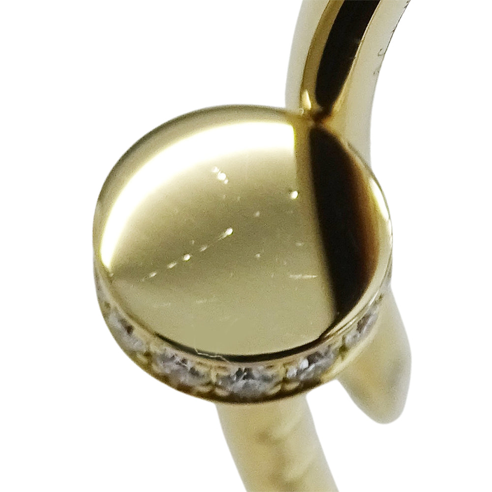 Cartier カルティエ ジュストアンクル スモール ブレスレット バングル 750YG ゴールド #18 レディース メンズ 磨き済み【中古】