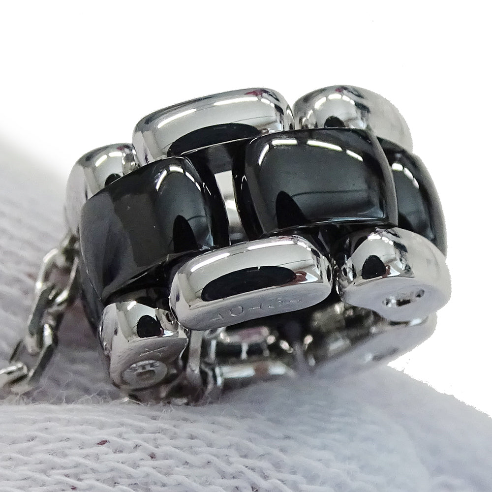 CHANEL シャネル ウルトラ ネックレス ブラックセラミック 750WG ホワイトゴールド ブラック レディース J3171 磨き済み【中古】