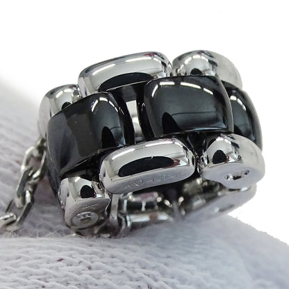 CHANEL シャネル ウルトラ ネックレス ブラックセラミック 750WG ホワイトゴールド ブラック レディース J3171 磨き済み【中古】