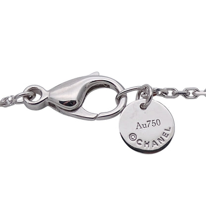 CHANEL シャネル ウルトラ ネックレス ブラックセラミック 750WG ホワイトゴールド ブラック レディース J3171 磨き済み【中古】
