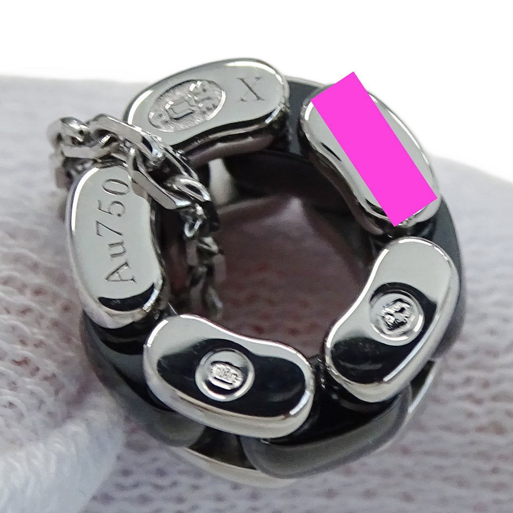 CHANEL シャネル ウルトラ ネックレス ブラックセラミック 750WG ホワイトゴールド ブラック レディース J3171 磨き済み【中古】