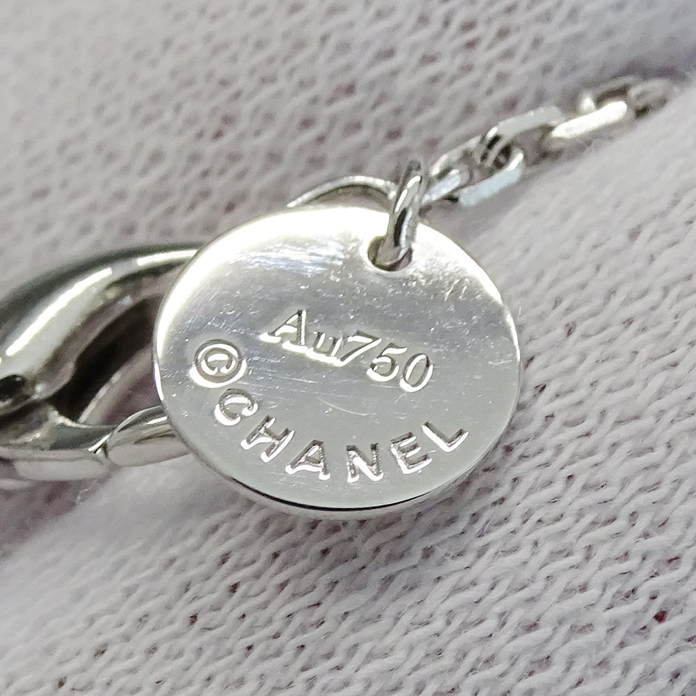 CHANEL シャネル ウルトラ ネックレス ブラックセラミック 750WG ホワイトゴールド ブラック レディース J3171 磨き済み【中古】