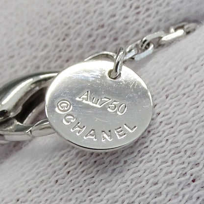 CHANEL シャネル ウルトラ ネックレス ブラックセラミック 750WG ホワイトゴールド ブラック レディース J3171 磨き済み【中古】