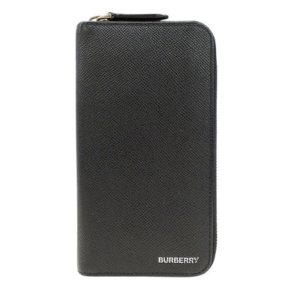 BURBERRY バーバリー 長財布 ブラック 8014650 レザー メンズ 【中古】