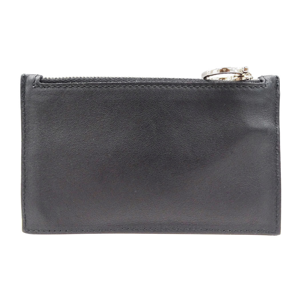 Ferragamo フェラガモ コインケース ガンチーニ ブラック レザー レディース メンズ 【中古】