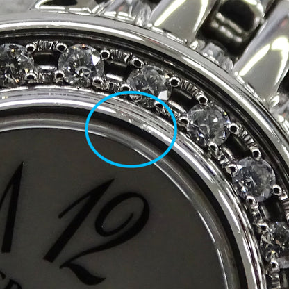 SEIKO セイコー クレドール シグノ 1E70-0AB0 GSTE919 レディース 腕時計 ダイヤ シェル クオーツ QZ SS 磨き済み【中古】