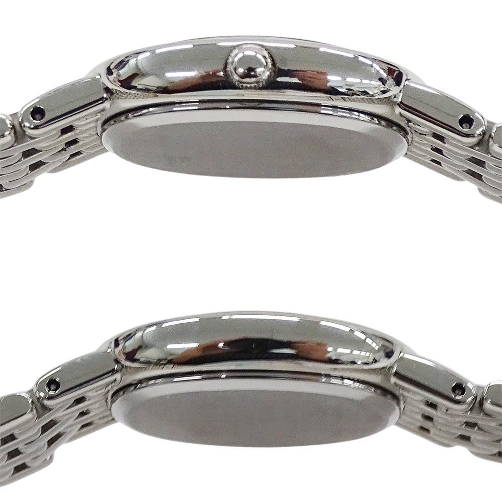 SEIKO セイコー クレドール シグノ 1E70-0AB0 GSTE919 レディース 腕時計 ダイヤ シェル クオーツ QZ SS 磨き済み【中古】