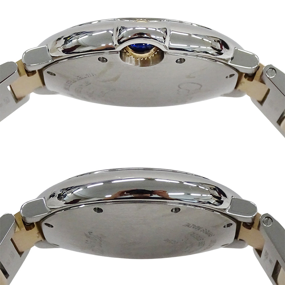 Cartier カルティエ バロンブルー WE902031 ボーイズ 腕時計 11Pダイヤモンド 自動巻き AT SS PG 磨き済み【中古】