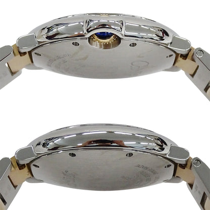 Cartier カルティエ バロンブルー WE902031 ボーイズ 腕時計 11Pダイヤモンド 自動巻き AT SS PG 磨き済み【中古】