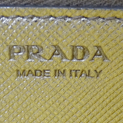 PRADA プラダ 長財布 メタル ゴールド 1MH132 レディース 【中古】