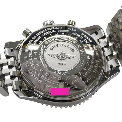 BREITLING ブライトリング ナビタイマー ワールド A24322 メンズ 腕時計 自動巻き AT ステンレス 磨き済み【中古】