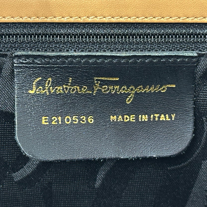Ferragamo フェラガモ ハンドバッグ ガンチーニ ベージュ レザー レディース 【中古】