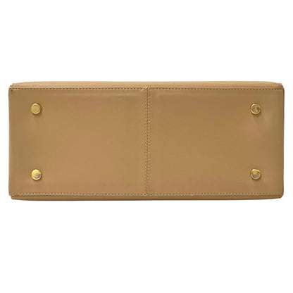 Ferragamo フェラガモ ハンドバッグ ガンチーニ ベージュ レザー レディース 【中古】