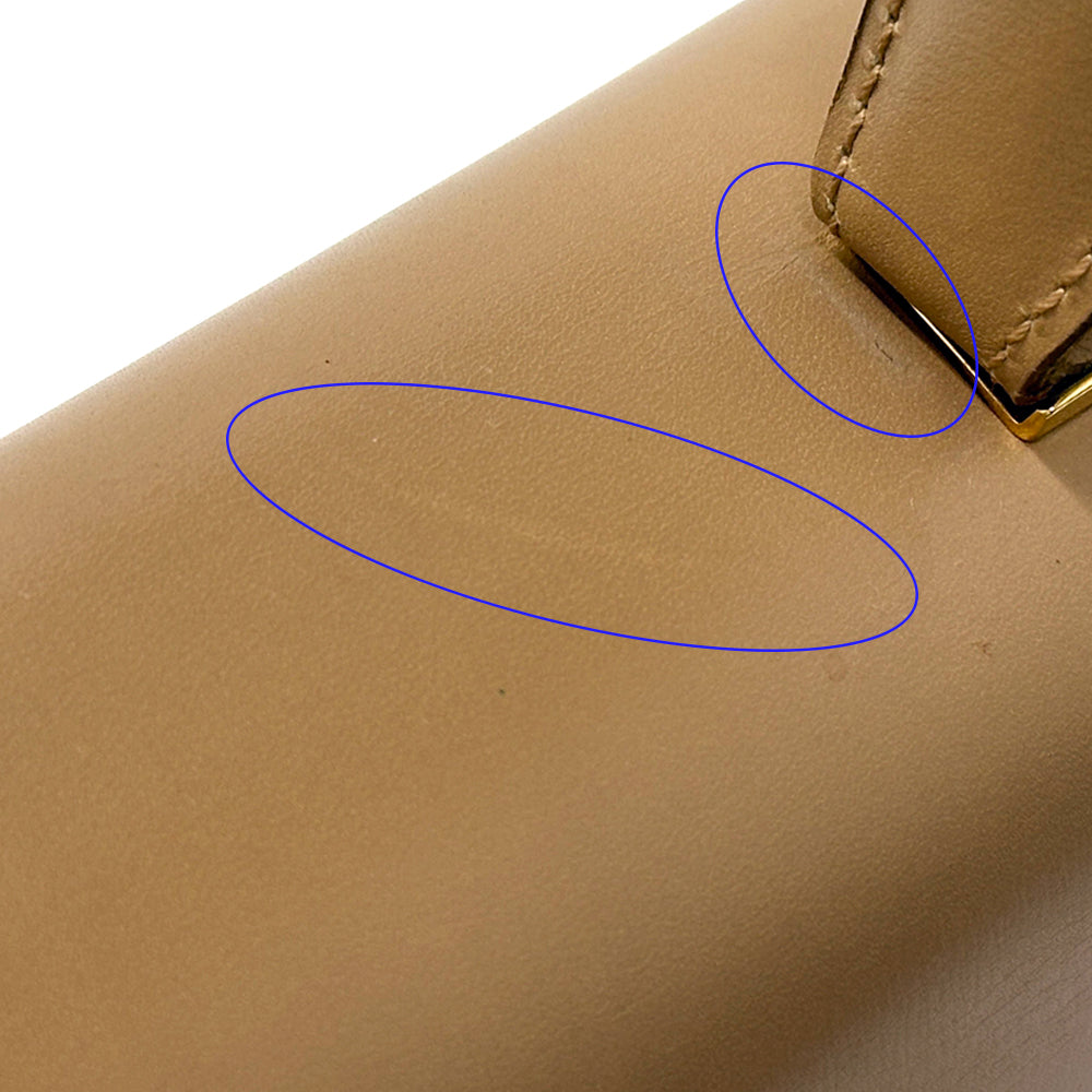Ferragamo フェラガモ ハンドバッグ ガンチーニ ベージュ レザー レディース 【中古】