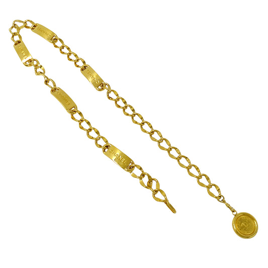 CHANEL シャネル チェーンベルト ゴールド レディース 【中古】