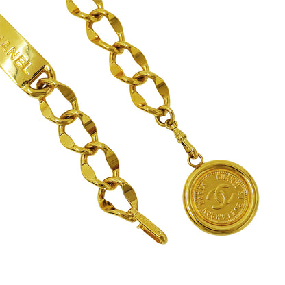 CHANEL シャネル チェーンベルト ゴールド レディース 【中古】