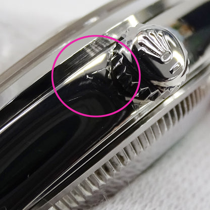 ROLEX ロレックス オイスターパーペチュアル デイト 15200 A番 メンズ 腕時計 自動巻き AT ステンレス 磨き済み【中古】