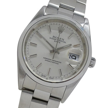 ROLEX ロレックス オイスターパーペチュアル デイト 15200 A番 メンズ 腕時計 自動巻き AT ステンレス 磨き済み【中古】