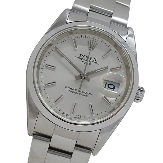 ROLEX ロレックス オイスターパーペチュアル デイト 15200 A番 メンズ 腕時計 自動巻き AT ステンレス 磨き済み【中古】