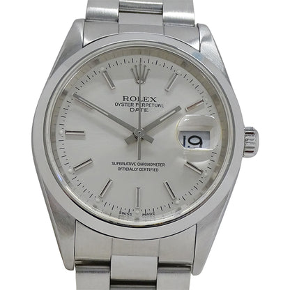 ROLEX ロレックス オイスターパーペチュアル デイト 15200 A番 メンズ 腕時計 自動巻き AT ステンレス 磨き済み【中古】
