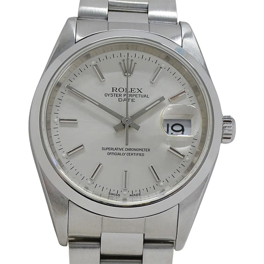 ROLEX ロレックス オイスターパーペチュアル デイト 15200 A番 メンズ 腕時計 自動巻き AT ステンレス 磨き済み【中古】