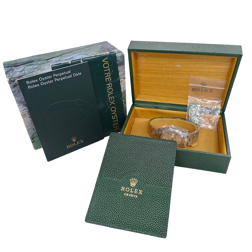 ROLEX ロレックス オイスターパーペチュアル デイト 15200 A番 メンズ 腕時計 自動巻き AT ステンレス 磨き済み【中古】