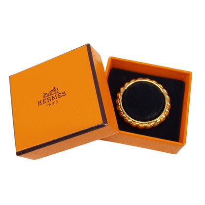 HERMES エルメス スカーフリング メタル ゴールド レディース 【中古】