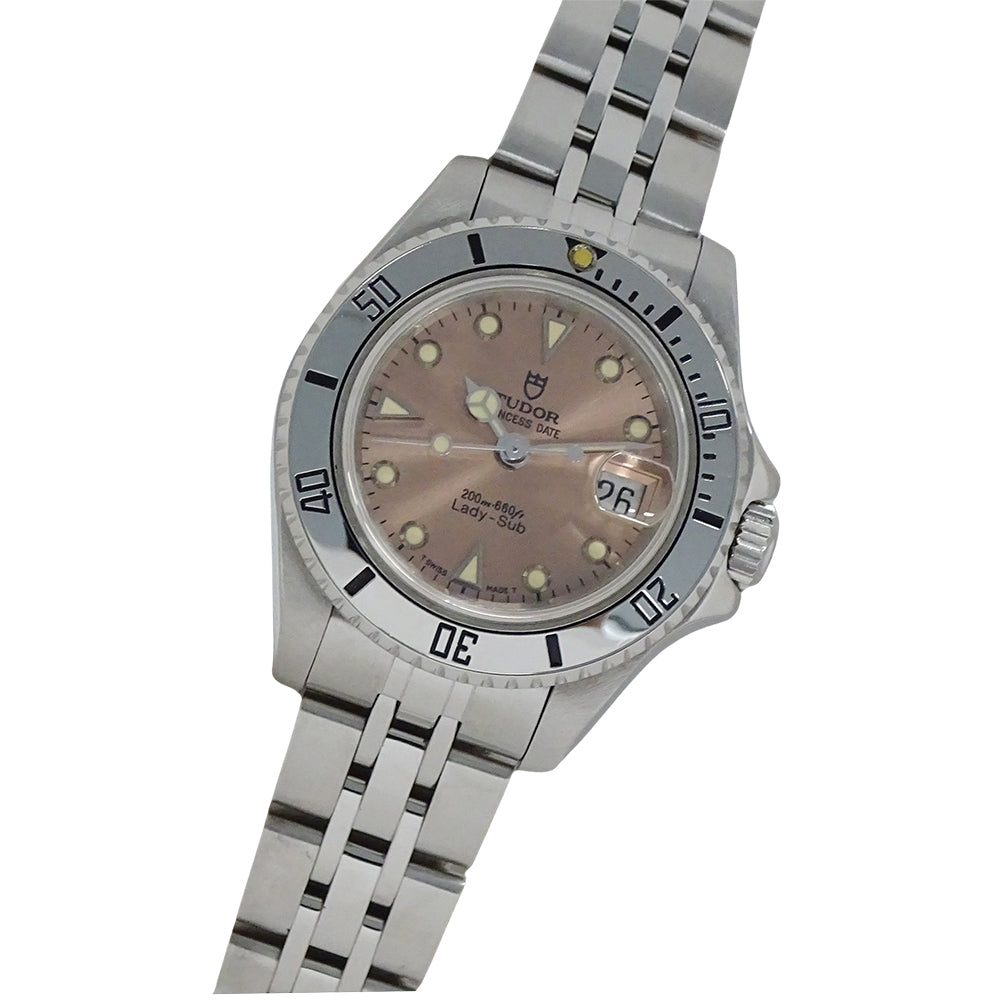 TUDOR チューダー チュードル プリンセスデイト レディースサブ 96090 レディース 腕時計 自動巻き ステンレス 磨き済み【中古】