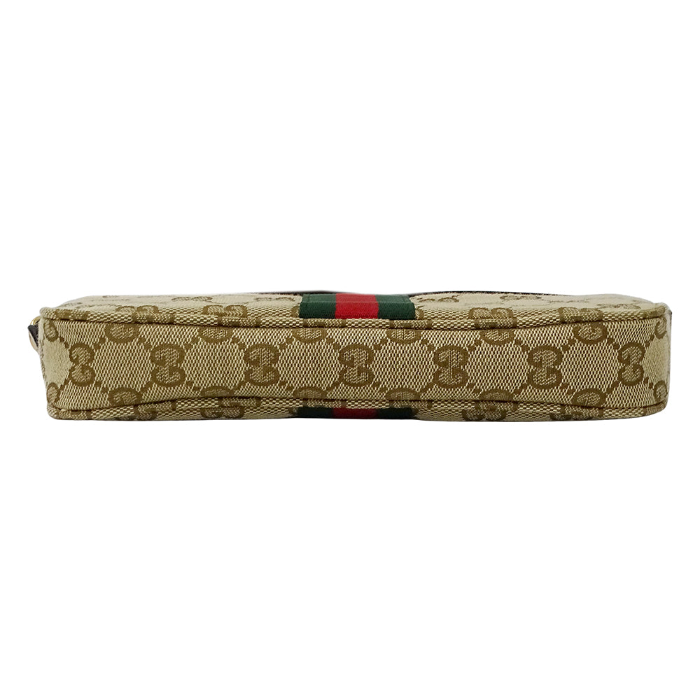 GUCCI グッチ ショルダーバッグ ルネッタ ベージュ ブラウン 863406 GGスプリームキャンバス レディース 【中古】
