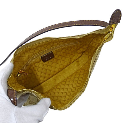 GUCCI グッチ ショルダーバッグ ルネッタ ベージュ ブラウン 863406 GGスプリームキャンバス レディース 【中古】