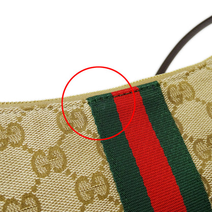 GUCCI グッチ ショルダーバッグ ルネッタ ベージュ ブラウン 863406 GGスプリームキャンバス レディース 【中古】