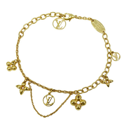 LOUIS VUITTON ルイ・ヴィトン ブラスレ・ブルーミング ブレスレット メタル ゴールド レディース M64858 【中古】