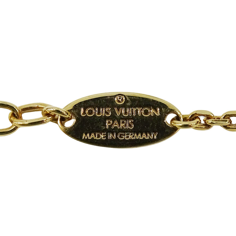 LOUIS VUITTON ルイ・ヴィトン ブラスレ・ブルーミング ブレスレット メタル ゴールド レディース M64858 【中古】